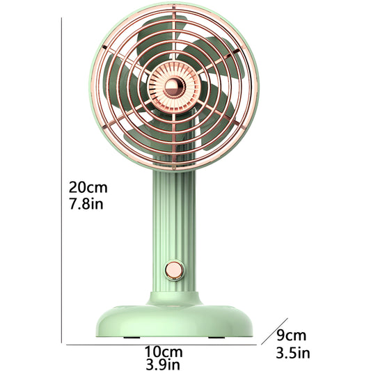 Compact Mini Portable USB Rechargeable Lightweight Handheld Cooling Fan