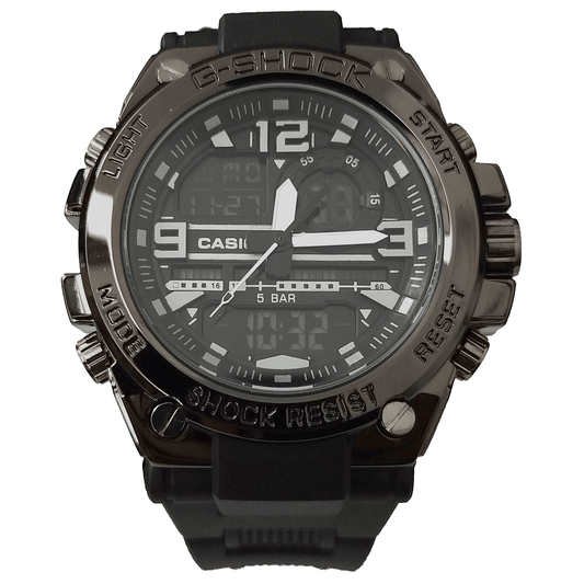 discount-pk Black G-Shock GSTW-300 Metal Dial Dual-Time Sports Watch