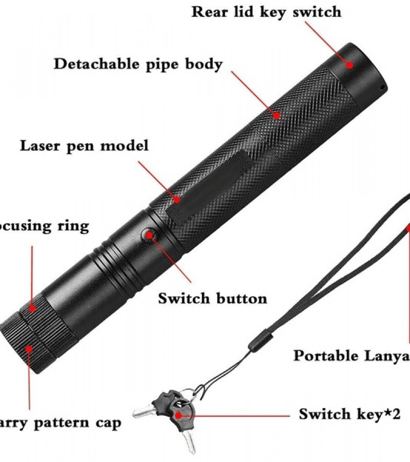 discount-pk black Green Laser Pointer, Pen Pointer, Disco Light Laser, Pointer Pen Beam Laser Light